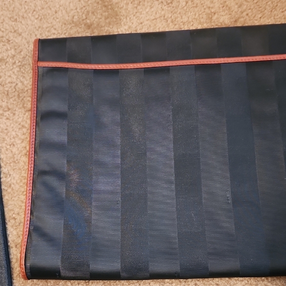 Fendi Large Vintage Portfolio Clutch Bag